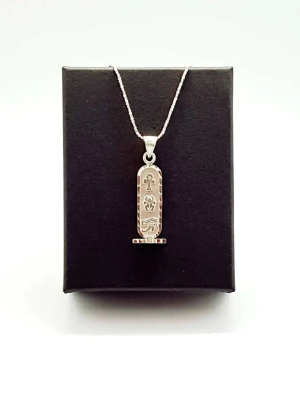 Double Sided Cartouche Necklace - Image 2