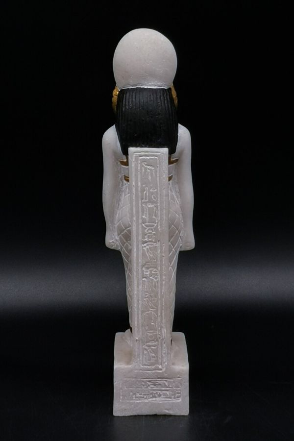 Goddess Sekhmet Statue Heavy White Altar Unique Art of Ancient Egypt Made in Egypt - Image 5