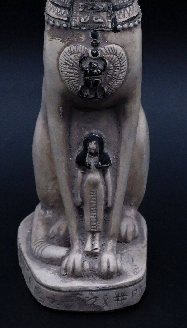 Unique statue of Egyptian Bastet hand carved heavy large Ancient Egyptian mythology made in Egypt - Image 2