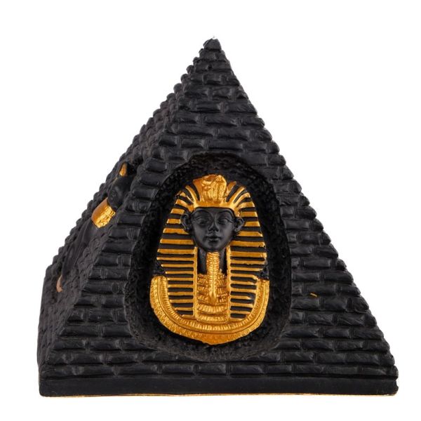 Ancient Egyptian pyramid Art pharaonic inscriptions black and gold made in Egypt - Image 2