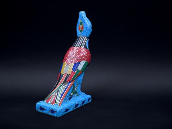 Horus Falcon Figure god of the sky as a bird shape - Handmade - our item is made with Egyptian soul - Image 5