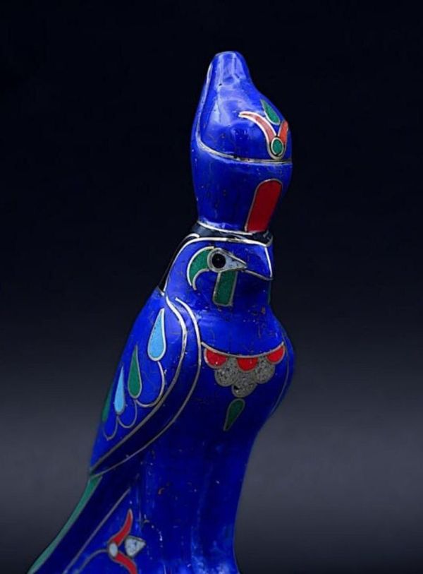 Horus Falcon Figure god of the sky as a bird shape - Handmade - our item is made with Egyptian soul - Image 7