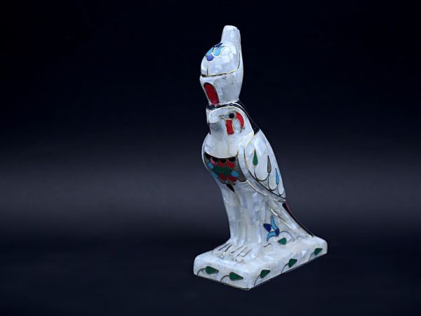 Horus Falcon Figure god of the sky as a bird shape - Handmade - our item is made with Egyptian soul - Image 2