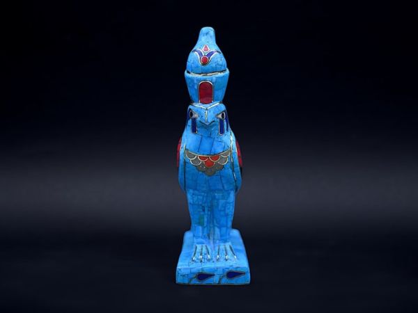 Horus Falcon Figure god of the sky as a bird shape - Handmade - our item is made with Egyptian soul - Image 7