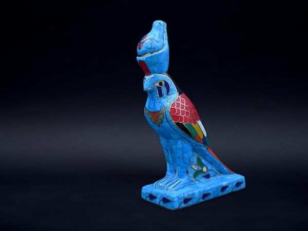 Horus Falcon Figure god of the sky as a bird shape - Handmade - our item is made with Egyptian soul - Image 2