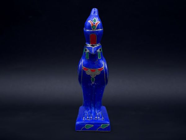 Horus Falcon Figure god of the sky as a bird shape - Handmade - our item is made with Egyptian soul - Image 5