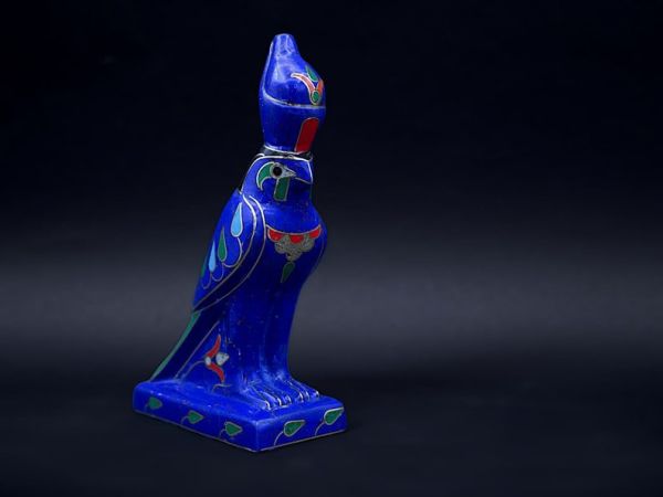 Horus Falcon Figure god of the sky as a bird shape - Handmade - our item is made with Egyptian soul