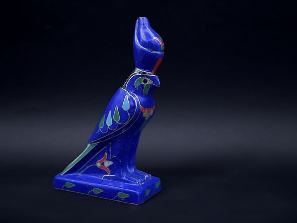 Horus Falcon Figure god of the sky as a bird shape - Handmade - our item is made with Egyptian soul - Image 3