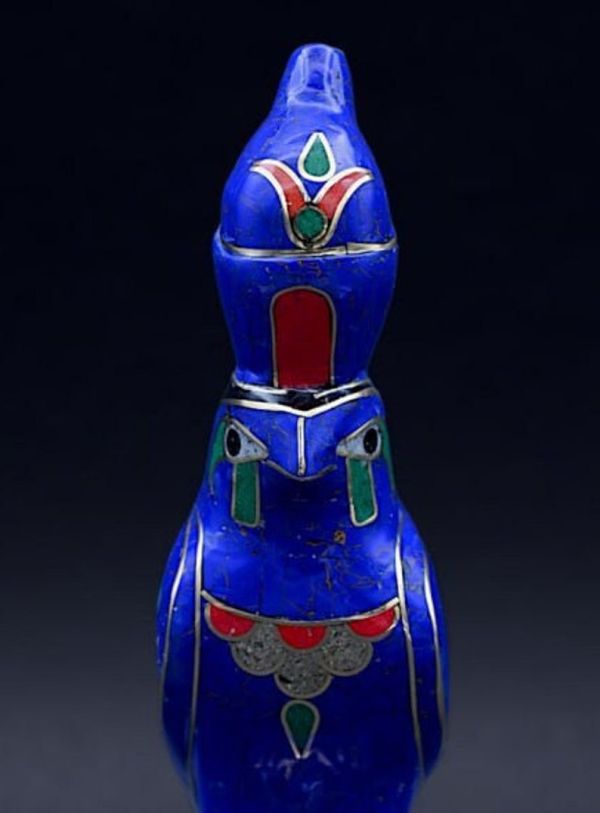 Horus Falcon Figure god of the sky as a bird shape - Handmade - our item is made with Egyptian soul - Image 6